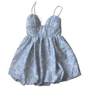 For Love and Lemons Lydia Blue Dress Womens S